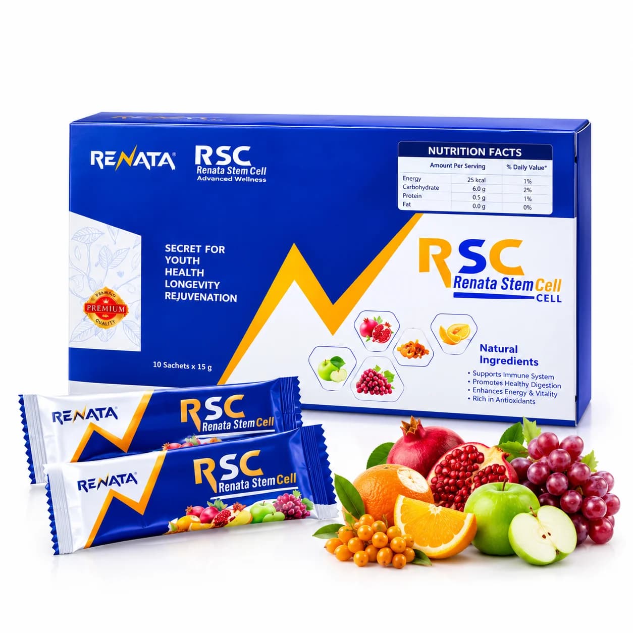 Renata StemFood Cell (RSC): Plant-Based Stem Cell Supplement
